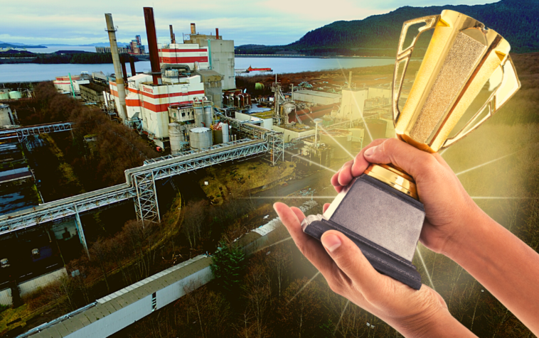 The “Brownie” Award was given to Prince Rupert for its work cleaning a contaminated wasteland.