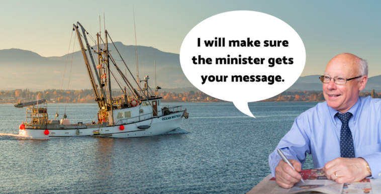 Ken Hardie, Liberal MP for Fleetwood - Port Kells and also a lead government member on Parliament's standing committee on fisheries, stated that he would ensure the minister receives the message.