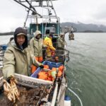 Fishermen crabbing